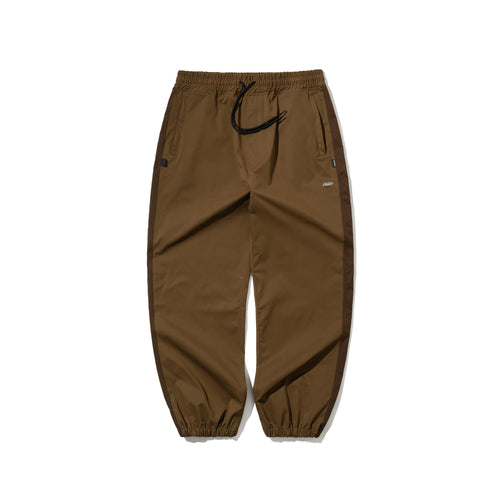 SP LINE WIDE JOGGER PANTS BROWN