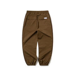 SP LINE WIDE JOGGER PANTS BROWN