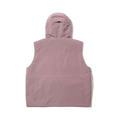 BIG POCKET HOODED VEST INDY PINK