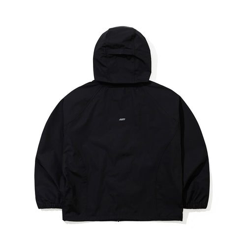 BSR BIG LOGO 3L HOODED JACKET BLACK