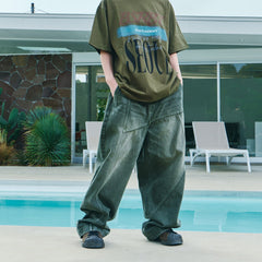 BSR26SSPT007 model wearing product no color mask
