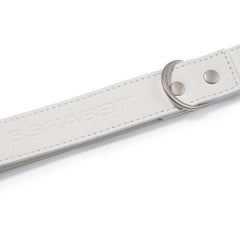 Signature Rivet Vegan Leather Dog Leash White