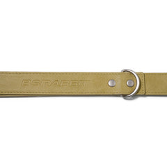 Signature Rivet Vegan Leather Dog Leash Olive