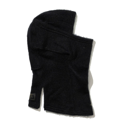 Br Logo Fur Balaclava Black