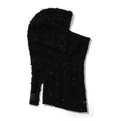 Spangle Lace Balaclava Black