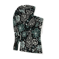 Paisley Jacquard Balaclava Khaki