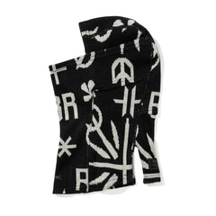 Br Jacquard Balaclava Black