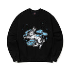 Smoking Rabbit Crewneck Black