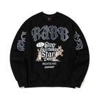 Stop Overthinking Crewneck Black