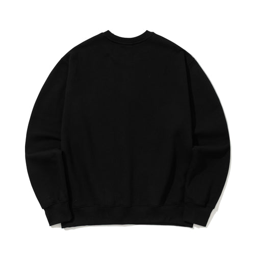 Stop Overthinking Crewneck Black