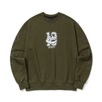 Bsr Peace Logo Crewneck Khaki