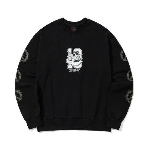 Bsr Peace Logo Crewneck Black