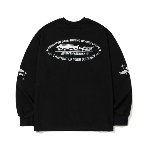 Multi Logo Long Sleeve Black