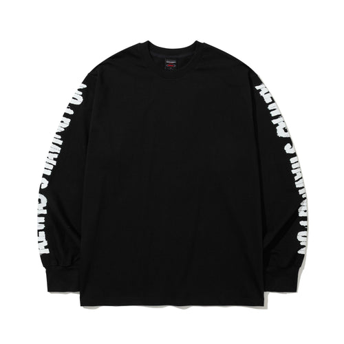 Awhf Back Print Long Sleeve Black