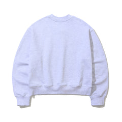 Br Snap Henry Neck Sweatshirt Heather Gray