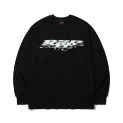 Sprayed Logo Long Sleeve Black