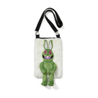 Trippy Rabbit Stuffed Doll Cross Bag Green