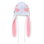 Knit Bunny Earflap Beanie White