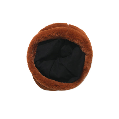 BSR FUR HAT BROWN