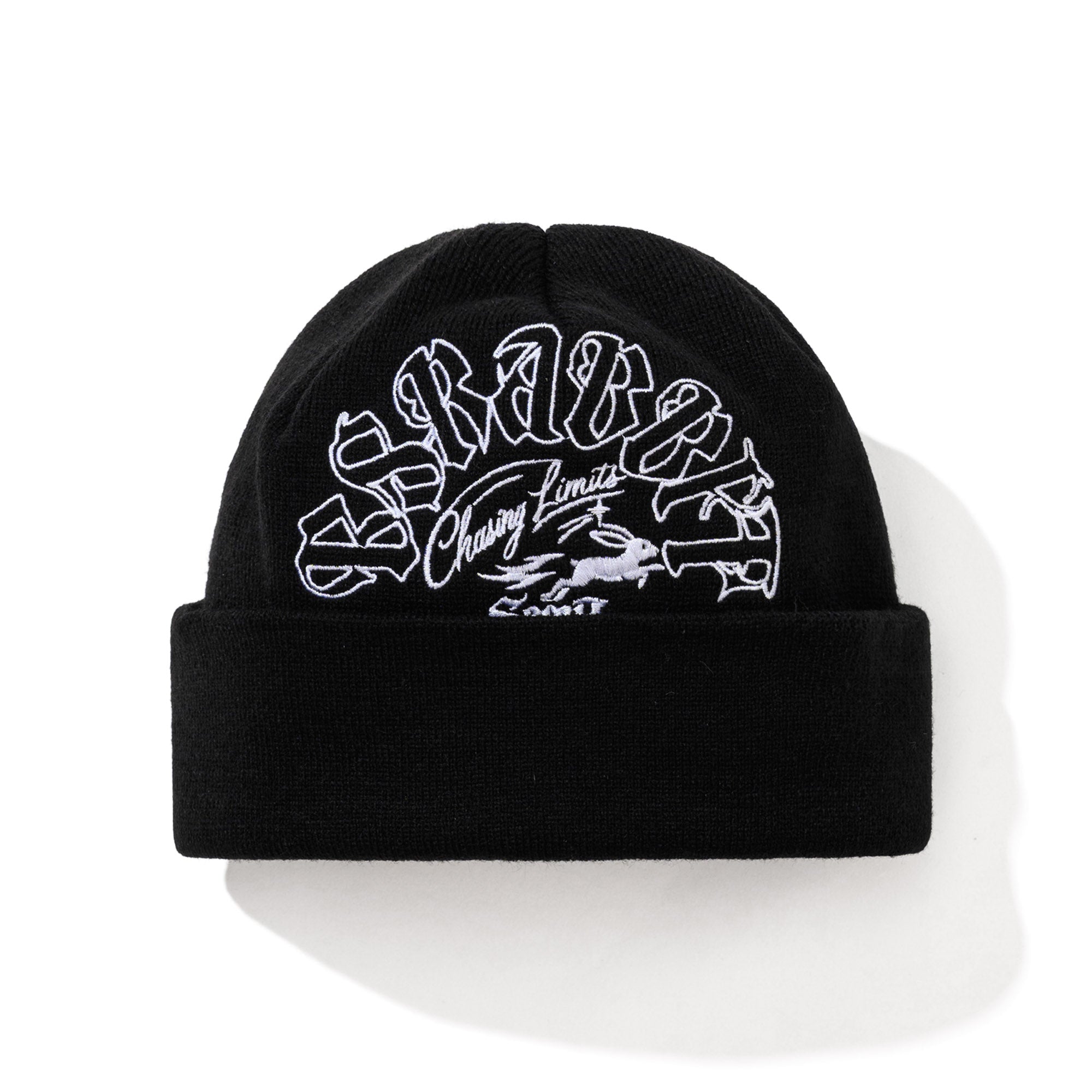 2526FW BSRABBIT Br Double Sided Artwork Beanie Black