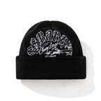 Br Double Sided Artwork Beanie Black