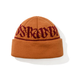 Logo Pattern Beanie Orange