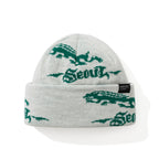 Rabbit Pattern Beanie Cream