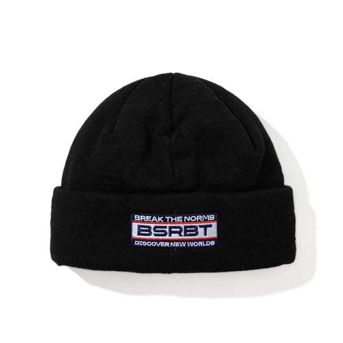 Flame Double Sided Artwork Beanie Black