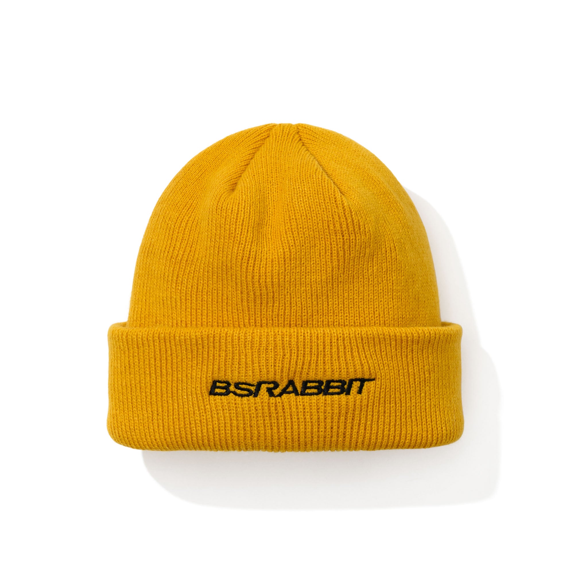 2526FW BSRABBIT Basic Logo Beanie Mustard