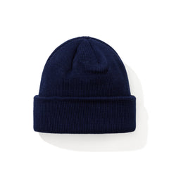 Basic Point Label Beanie Navy