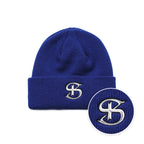 BS LOGO EMBR BEANIE NAVY