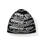 Triple Bsrwave Logo Beanie Black