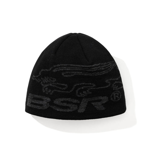 Bsr Symbol Beanie Black Charcoal