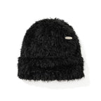 Long Yarn Beanie Black