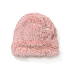 Long Yarn Beanie Pink