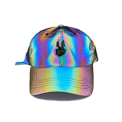 TRIPPY RABBIT CAP RAINBOW REFLECTIVE