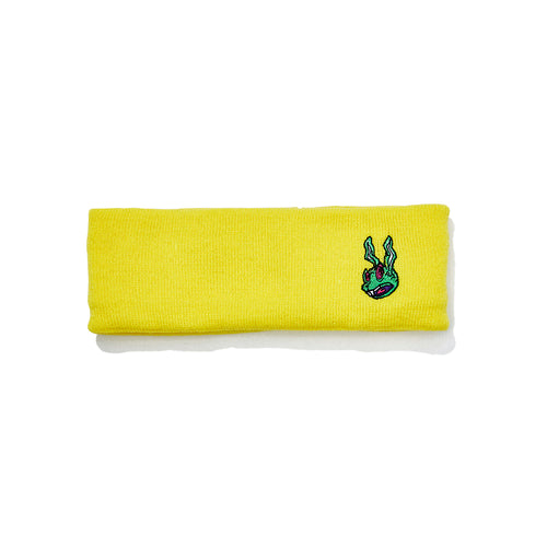 TRIPPY RABBIT HEADBAND YELLOW