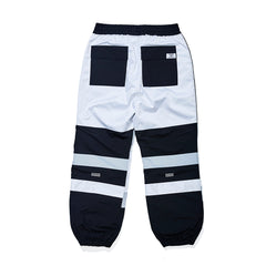 BOX DOUBLE LINE REFLECTIVE JOGGER PANTS BLACK