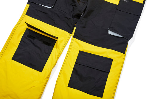 CARGO POCKET BOX TRACK PANTS YELLOW