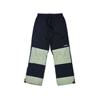 DOUBLE BOX TRACK PANTS BLACK / OLIVE