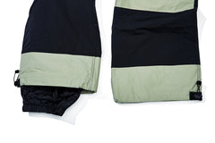 DOUBLE BOX TRACK PANTS BLACK / OLIVE