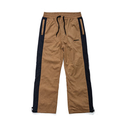 DENIM LINE TRACK PANTS BROWN