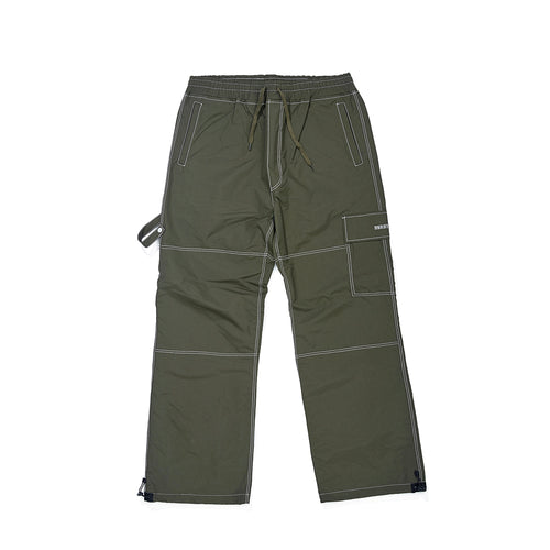 STITCH ONE POCKET TRACK PANTS OLIVE