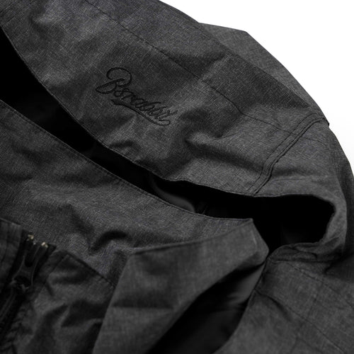 SUIT HOODED JACKET CHARCOAL