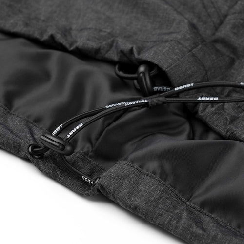 SUIT HOODED JACKET CHARCOAL