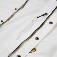 VARIETY PATCH SNAP JACKET WHITE