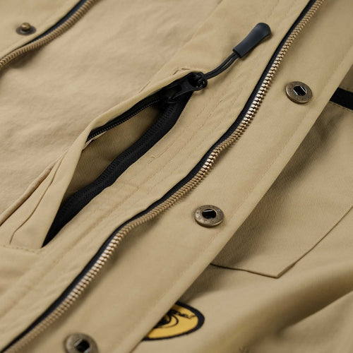 VARIETY PATCH SNAP JACKET BEIGE