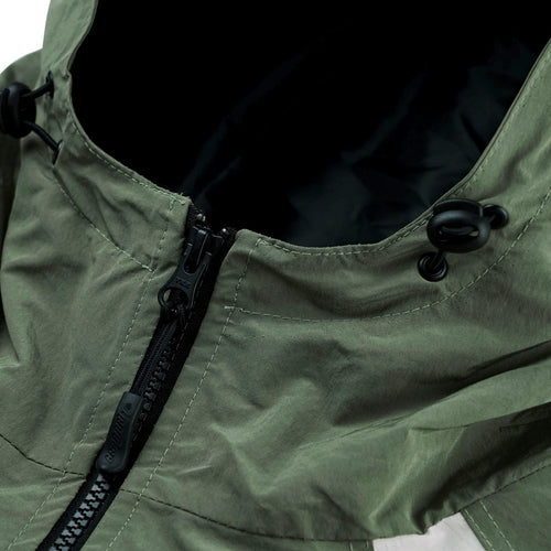 FOCUS HOODED JACKET OLIVE