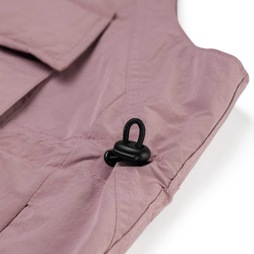 BIG POCKET HOODED VEST INDY PINK