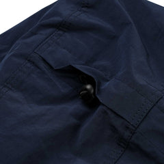 BIG POCKET HOODED VEST NAVY